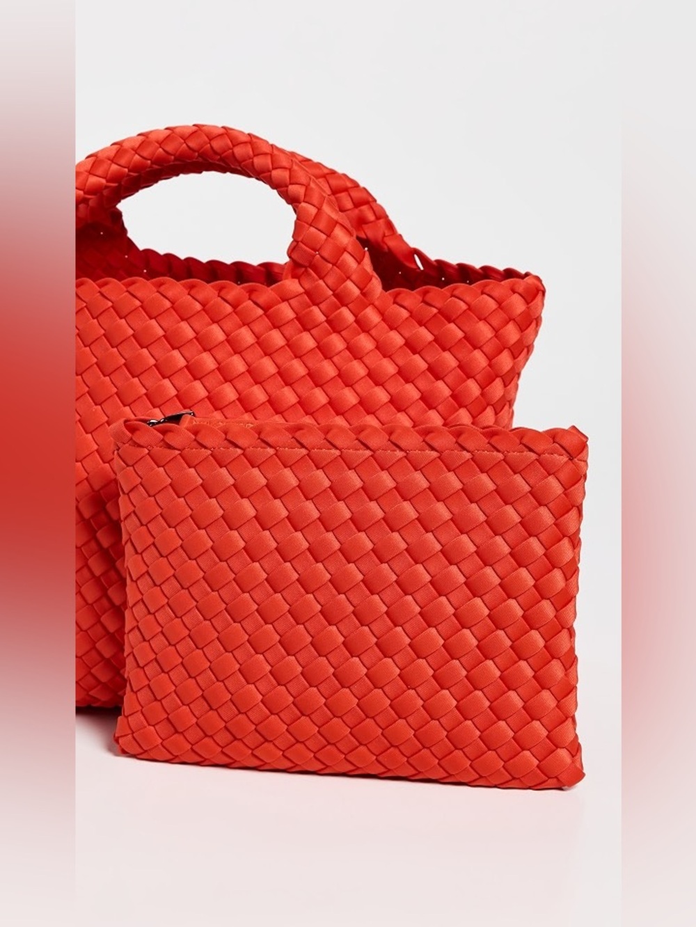 Naghedi Red Small Tote NWOT